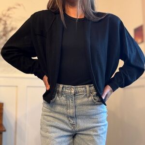 Vintage Carole Little Black Wool Jacket